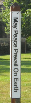 Peace pole